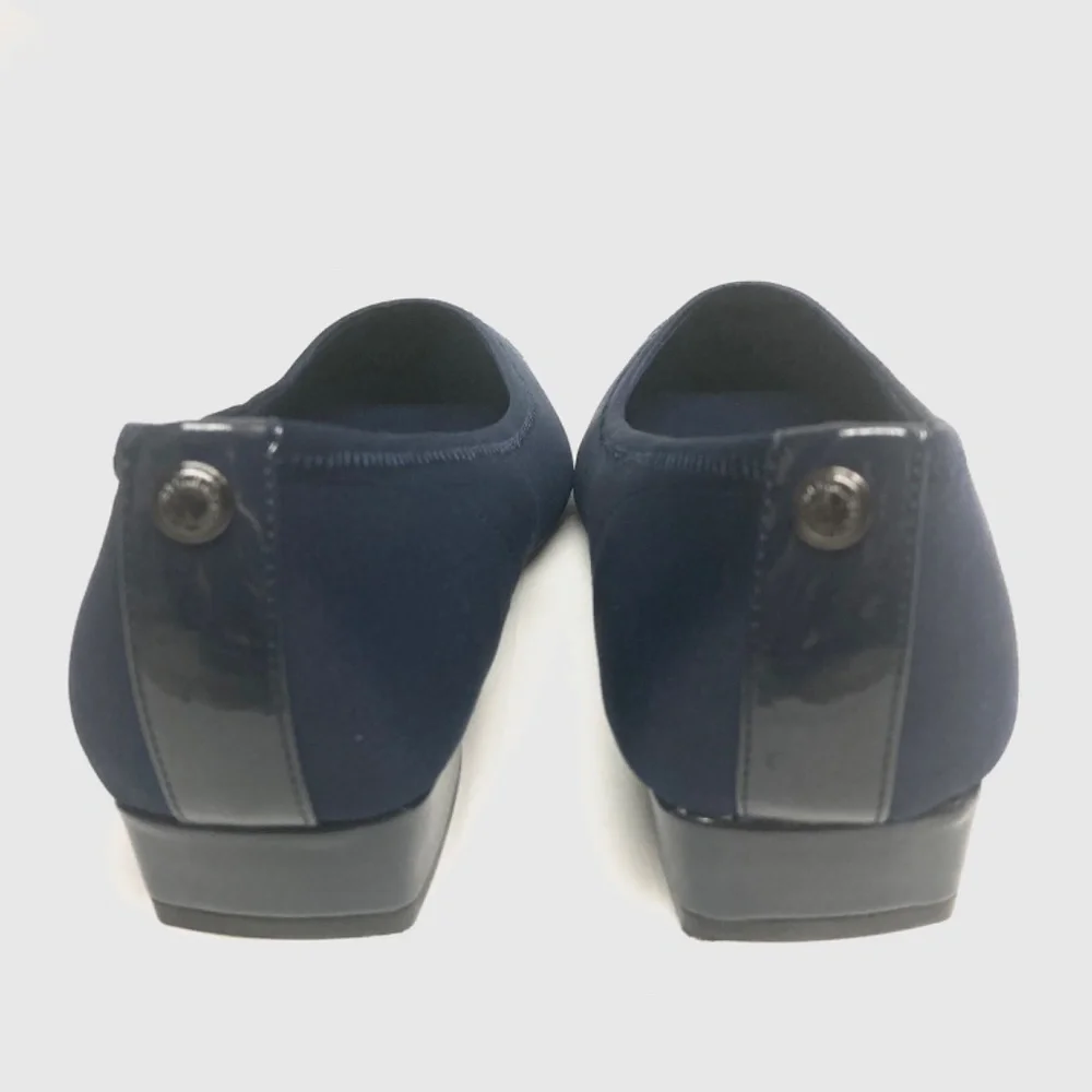 Anne Klein iflex Carlie Navy Dress Shoes - Picture 6 of 9